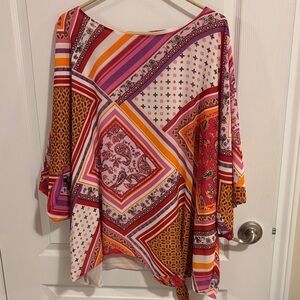 Vibrant Paisley Women's Blouse